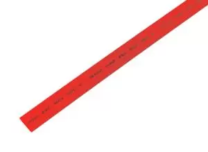 Трубка термоусаживаемая ТУТ нг 12,0/6,0мм, красная, упаковка 50 шт. по 1м REXANT 